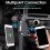 Bluetooth 5.0 Receiver for Car,Noise Cancelling Bluetooth AUX Adapter 5
