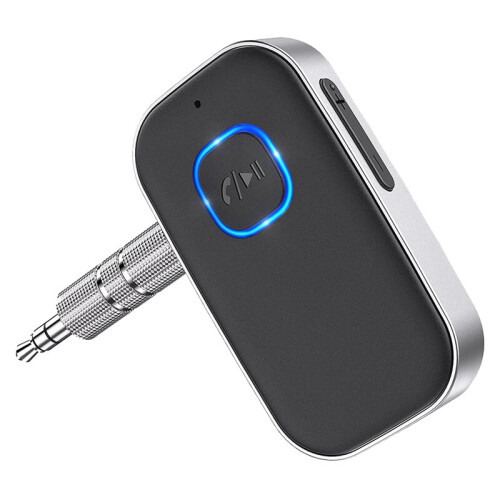 Bluetooth 5.0 Receiver for Car,Noise Cancelling Bluetooth AUX Adapter