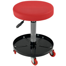 Creeper Stool Seat Pneumatic Mechanic Round Car Bike Workshop Garage