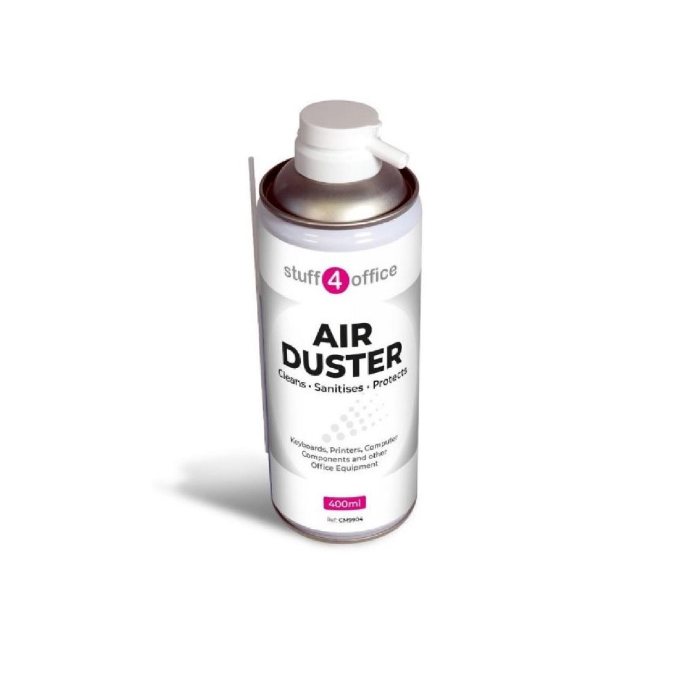 (1 Pack) Air Duster 400ml - Compressed Gas Can Spray Duster