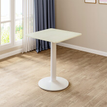 (White Square Table) Small Round/Square Dining Table Breakfast Kitchen Living Room Cafe Furniture