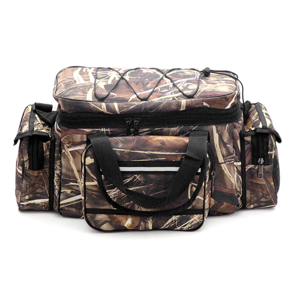 Flemye ( Camouflage) Large Carp Coarse Fishing Tackle Bag Carryall Holdall Reel Lure Gear Bag