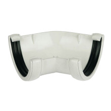 FloPlast Half Round Gutter Angle 135° White 112mm