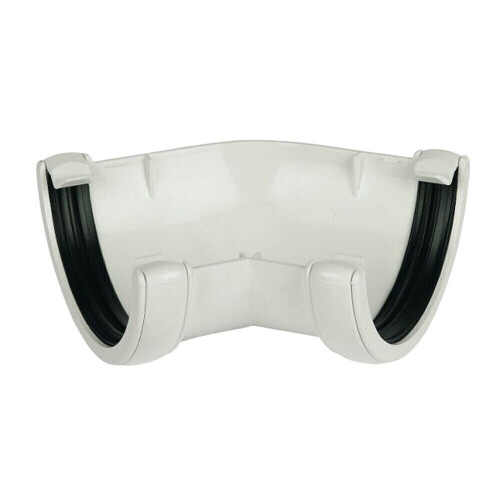 FloPlast Half Round Gutter Angle 135° White 112mm