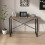 MCC (100cm, Distressed grey) Foldable Computer Desk No Assembly Miami 2