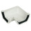 FloPlast Square Line Gutter 90° White - 114mm 1