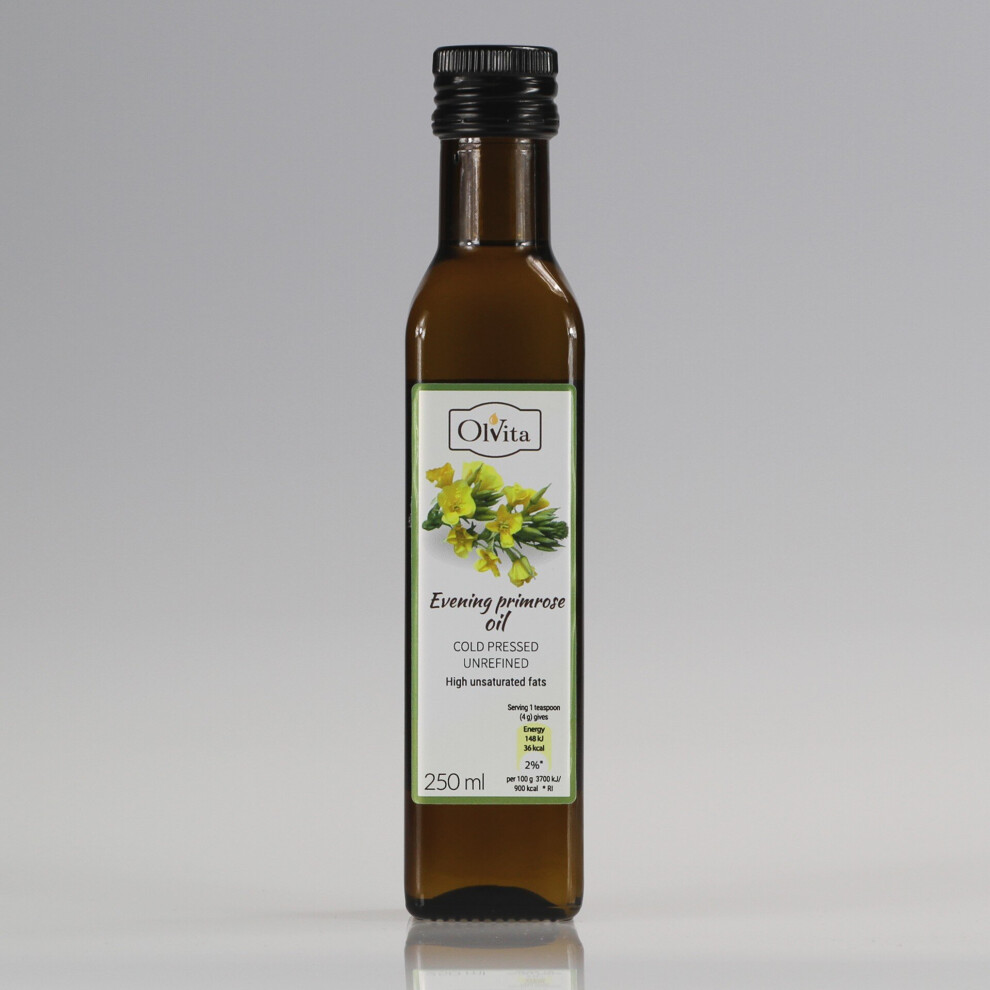 Ol'vita Evening Primrose Oil - Cold Pressed, Unrefined 250 Ml