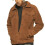 Brave Soul (Brown, S) BRAVE SOUL Mens Quilted Jackets 1