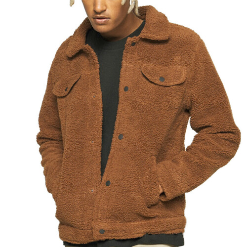 Brave Soul (Brown, S) BRAVE SOUL Mens Quilted Jackets