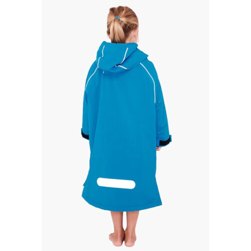 (Small - ages 4-9) Red Original Kids Changing Robe - Marine Blue 1