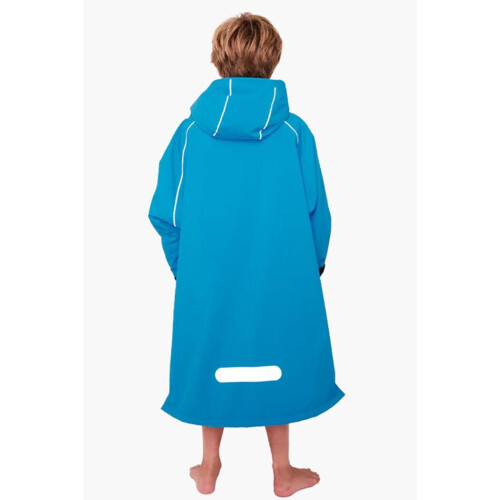 (Medium - ages 8-13) Red Original Kids Changing Robe - Marine Blue 2