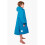 (Medium - ages 8-13) Red Original Kids Changing Robe - Marine Blue 2