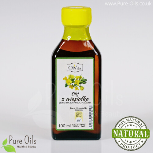 Evening Primrose Oil - cold pressed, unrefined Ol'Vita 100 ml 2