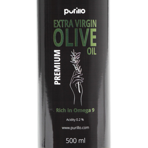 Olive Oil - Extra Virgin - Cold Extracted - Premium - Purillo 500 ml 1