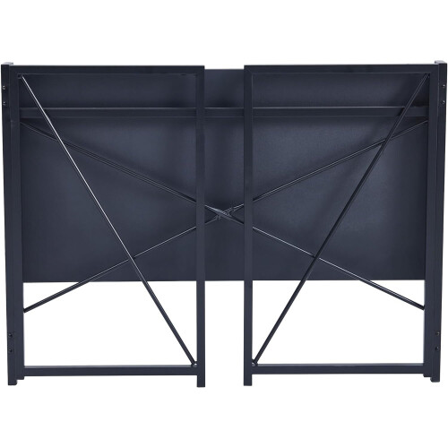 MCC (80cm, Black) Foldable Computer Desk No Assembly Miami 1