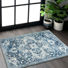 (60 x 110 cm (2 ft x 3 ft 7 in)_Door Mat, Tranquil) Traditional Large Rugs Indoor Outdoor Rug Carpets & Mats