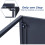 MCC (80cm, Black) Foldable Computer Desk No Assembly Miami 3