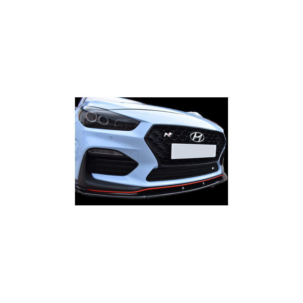(Black) Hyundai I30n Pre-Facelift - Front Grille Set (2017 - 2020) Black 5060468078442