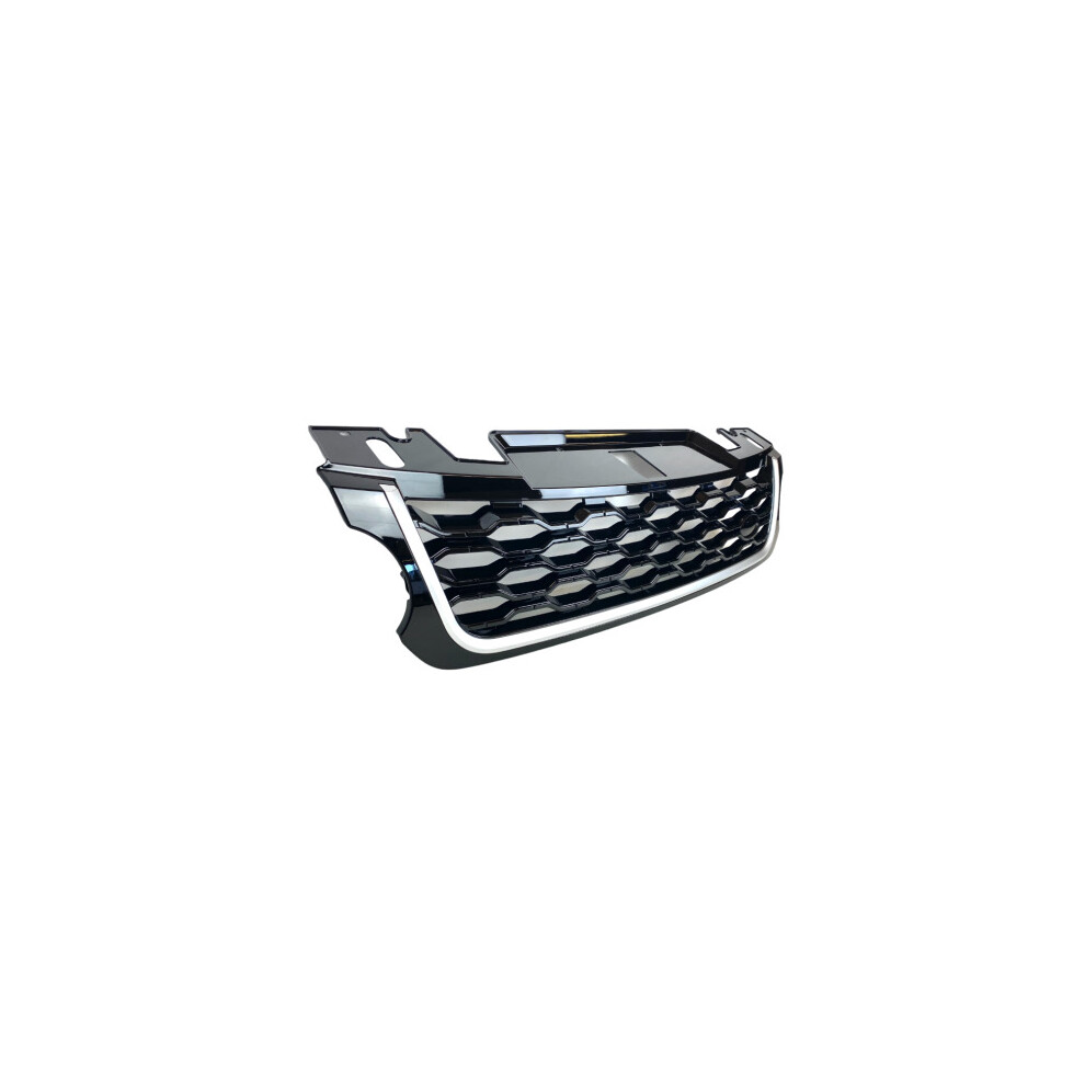Range Rover Sport L494 Upgrade Honeycomb Gloss With Trim Front Grille (2013 - 2017) Black/Silver 5060468078862