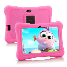 PRITOM K7 Pro 7-Inch Kids Tablet - Android 11, Quad-Core, 2GB RAM, 32GB ROM, Wi-Fi, Dual Camera, Kid-Proof Case, Preinstalled Educational Apps
