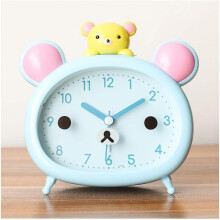 Simulated children's alarm clock, bedroom bedside alarm clock, mute, cute, luminous light, bedside alarm clock, student children's alarm clock