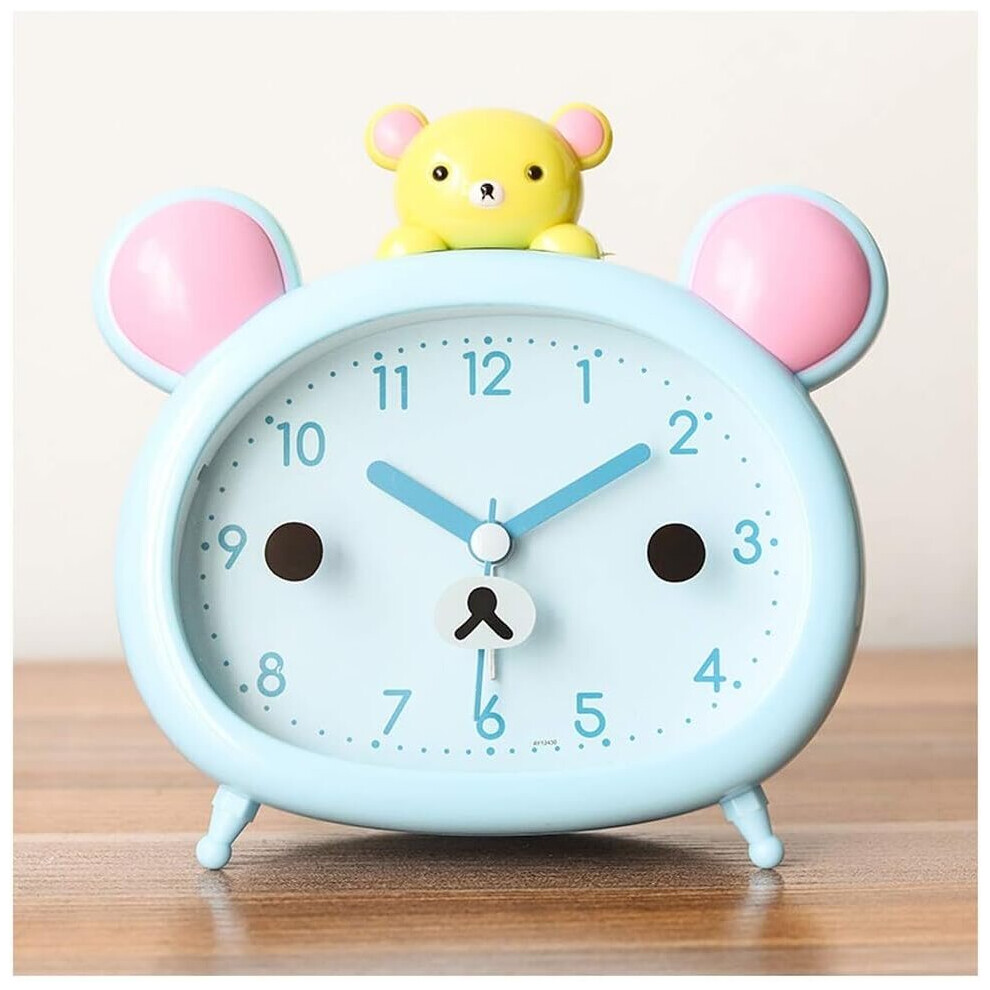 Simulated Children's Alarm Clock, Bedroom Bedside Alarm Clock, Mute, Cute, Luminous Bedside Alarm Clock, Student Children's Alarm Clock Light Mascot