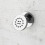 NES Home Single Round Shower Bath Body Massage Jets Chrome 5