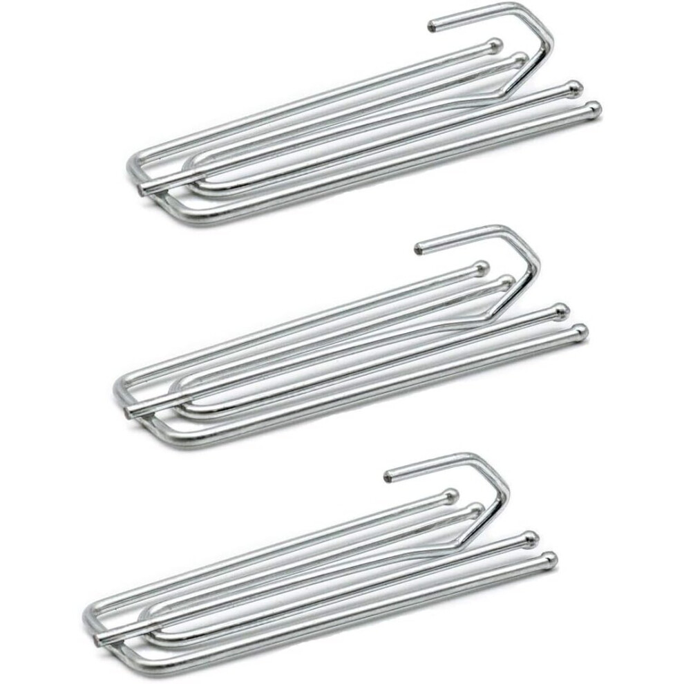 Tianfu 24 Pcs Thick Curtain Hooks Thick Curtain Hooks For Pinch Pleat Header Curtain, Door Curtain, Window Curtain