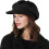Women's Peaked Cap Beret Newsboy Cap Winter Cap Painter Cap with Visor 8 Panel Flat Cap 6