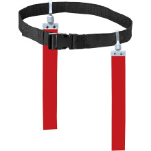 American Football Match Rugby Tag Belt Red Tags Junior Adult Adjustable Training Aid