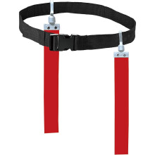 American Football Match Rugby Tag Belt Red Tags Junior Adult Adjustable Training Aid
