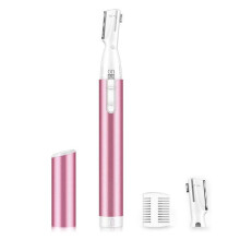 Upgraded Eyebrow Trimmer, Precision Electric Eyebrow Razor for Women Battery-Operated Facial Hair Remover
