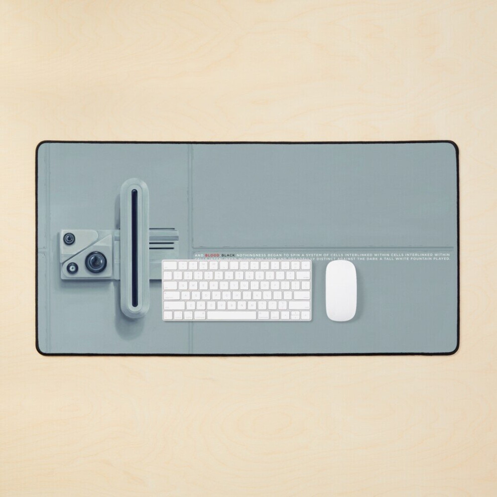 Desk Mat Baseline Test Large Gaming Mouse Pad 35X16 Inch 7802738322781