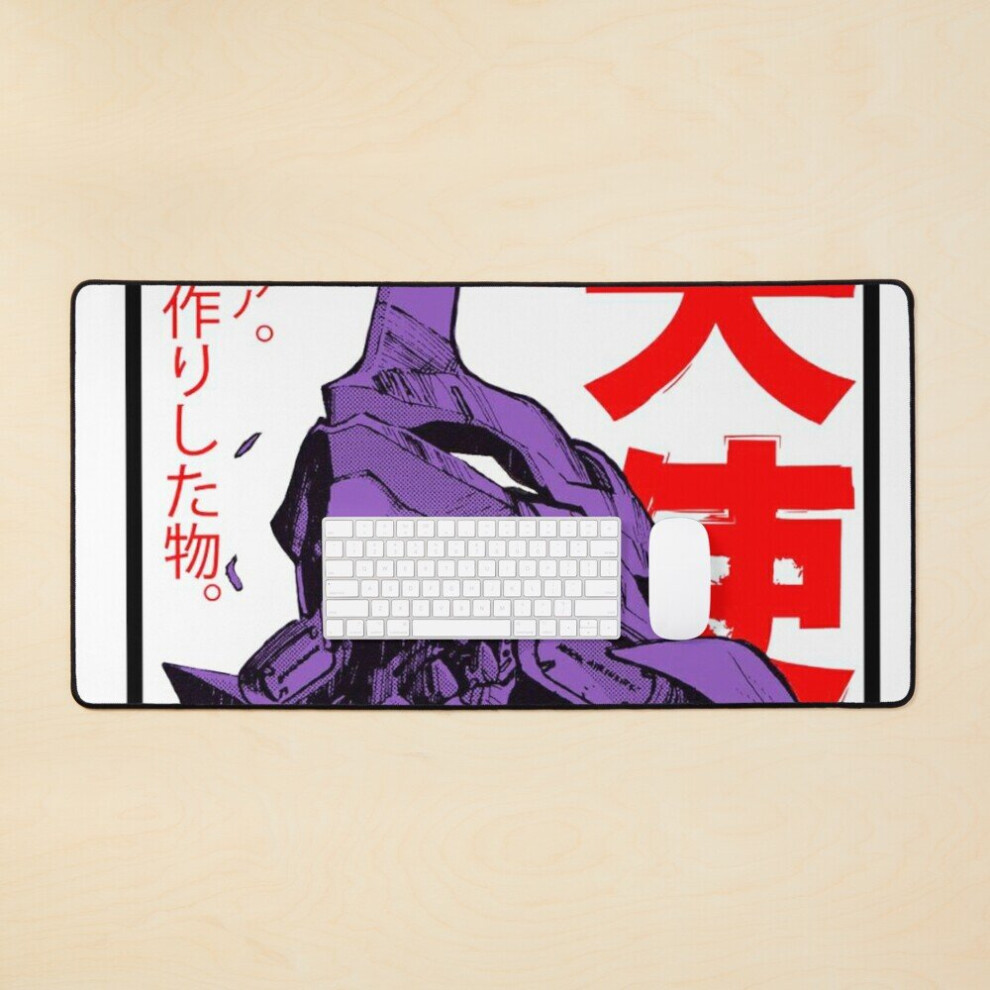 Desk Mat The End Of Evangelion Large Gaming Mouse Pad 35X16 Inch 7802738343618