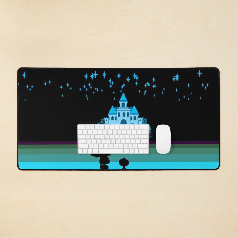 Desk Mat Undertale Castle Large Gaming Mouse Pad 35X16 Inch 7802738387827