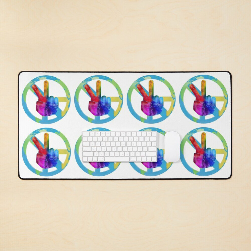 Desk Mat World Peace Large Gaming Mouse Pad 35X16 Inch 7802738404913