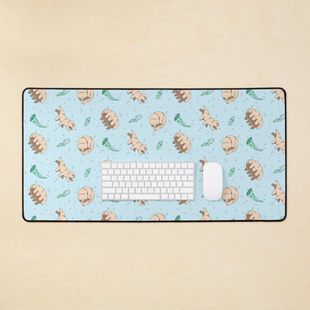 Desk Mat Tardigrades And Friends Large Gaming Mouse Pad 35X16 Inch 7802738368345