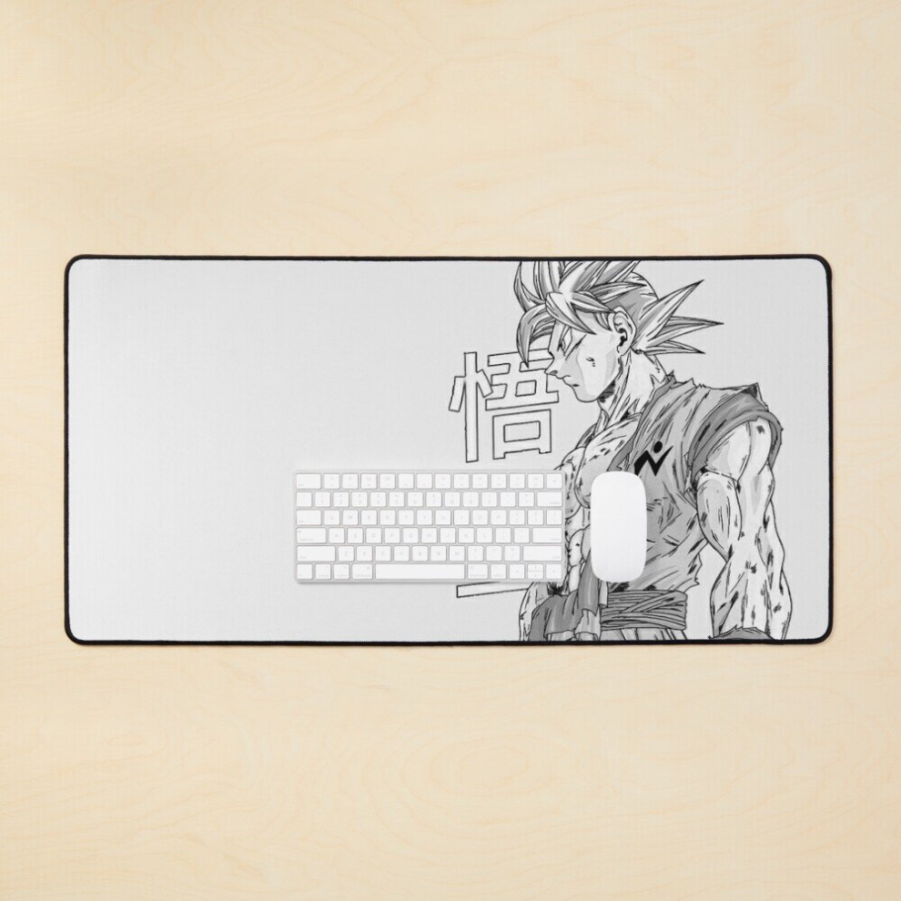 Desk Mat Dragon Ball Z/Super Shonen Anime Protagonist Son Goku Artwork Large Gaming Mouse Pad 35X16 Inch 7802738330243