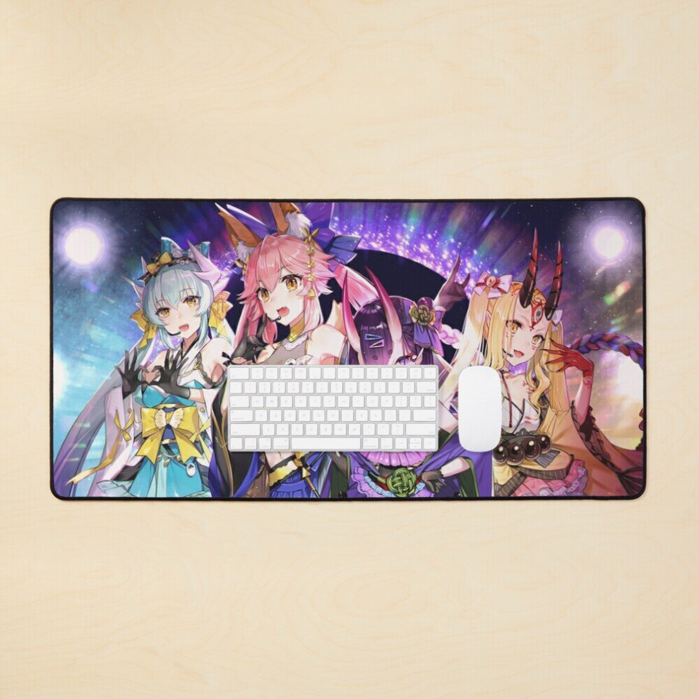 Desk Mat Fate Grand Order Characters Large Gaming Mouse Pad 35X16 Inch 7802738327809