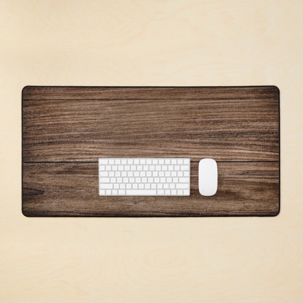Desk Mat Wood Texture Large Gaming Mouse Pad 35X16 Inch 7802738350302