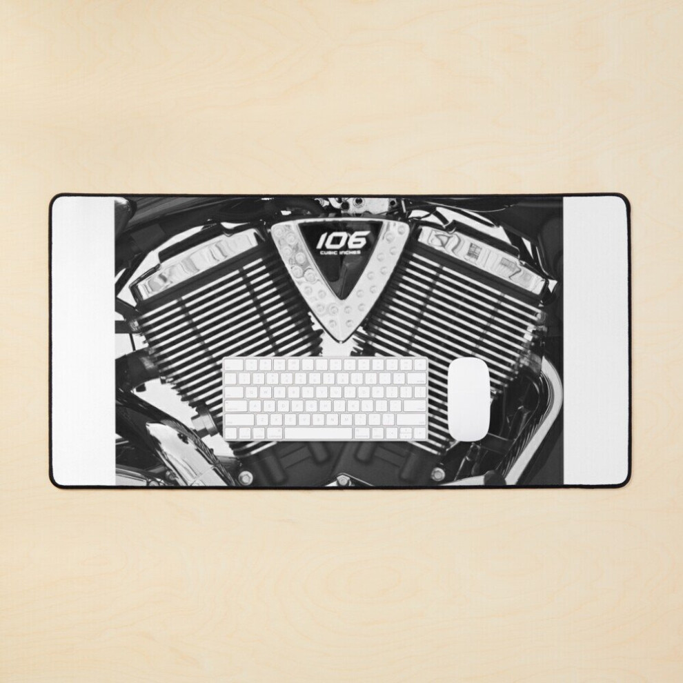 Desk Mat Motorcycle Detail Large Gaming Mouse Pad 35X16 Inch 7802738367140