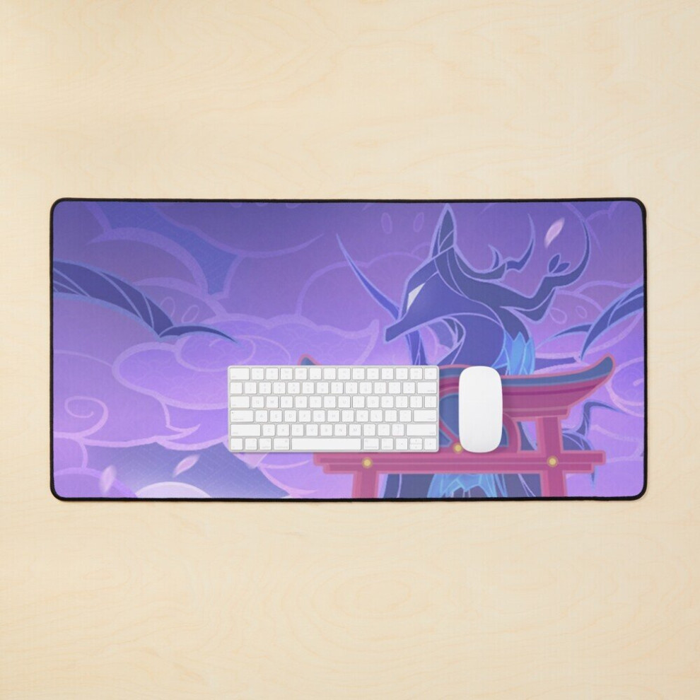 Desk Mat Sacred Sakura Namecard Large Gaming Mouse Pad 35X16 Inch 7802738396942