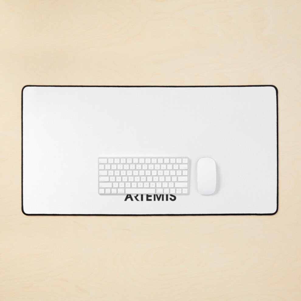 Desk Mat Artemis Program - Large Gaming Mouse Pad 35X16 Inch Black 7802738355833