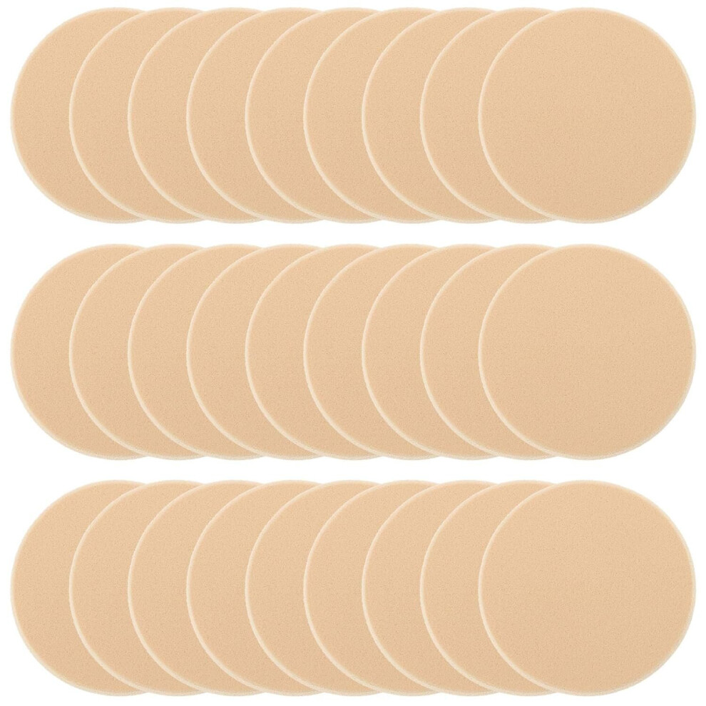 Tianfu 25 Pack Round Soft Makeup Beauty Eye Face Foundation Blender Facial Smooth Powder Puff Cosmetics Blush