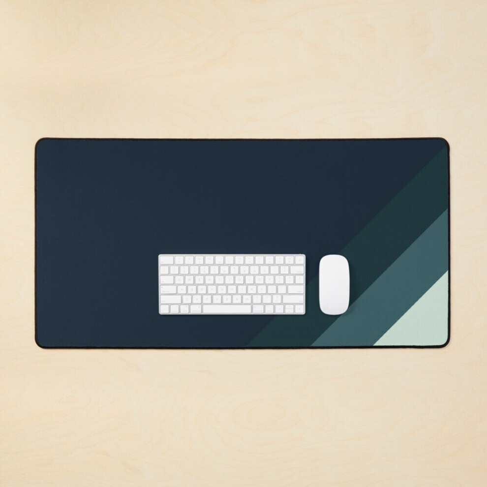 Desk Mat Mat - Triangle Large Gaming Mouse Pad 35X16 Inch Grey 7802738327823