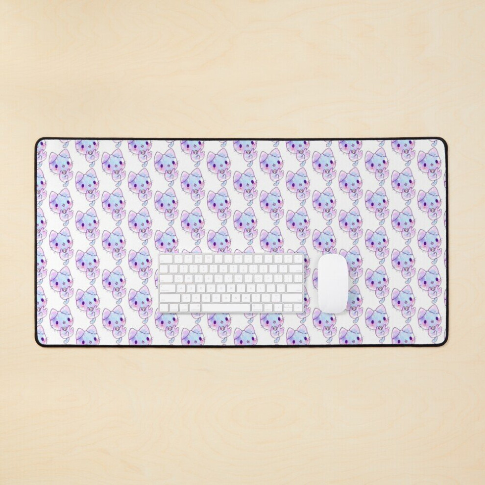Desk Mat Cute Cat Large Gaming Mouse Pad 35X16 Inch 7802738407617