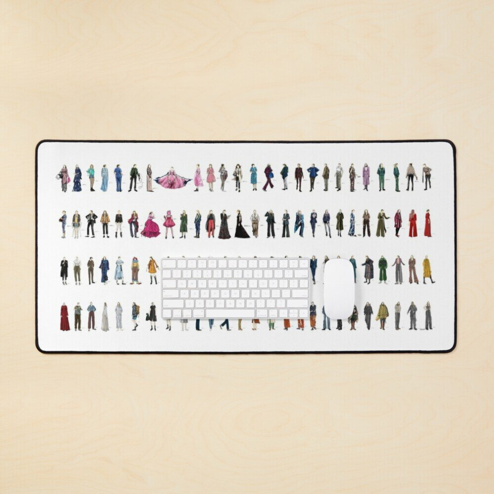 Desk Mat Killing Eve S1234 All Villanelle Fashion Looks Version 2.0 Large Gaming Mouse Pad 35X16 Inch 7802738343007
