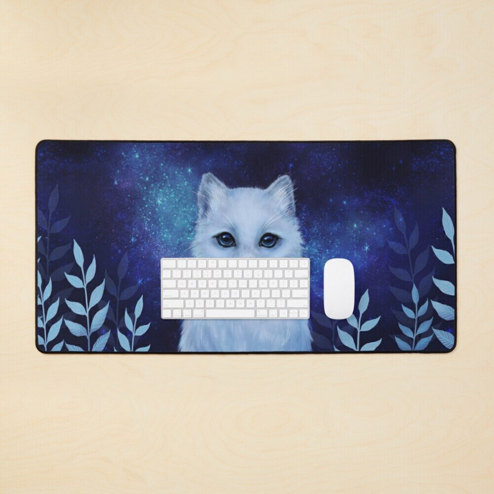 Desk Mat Winter Fox Large Gaming Mouse Pad 35X16 Inch 7802738344851