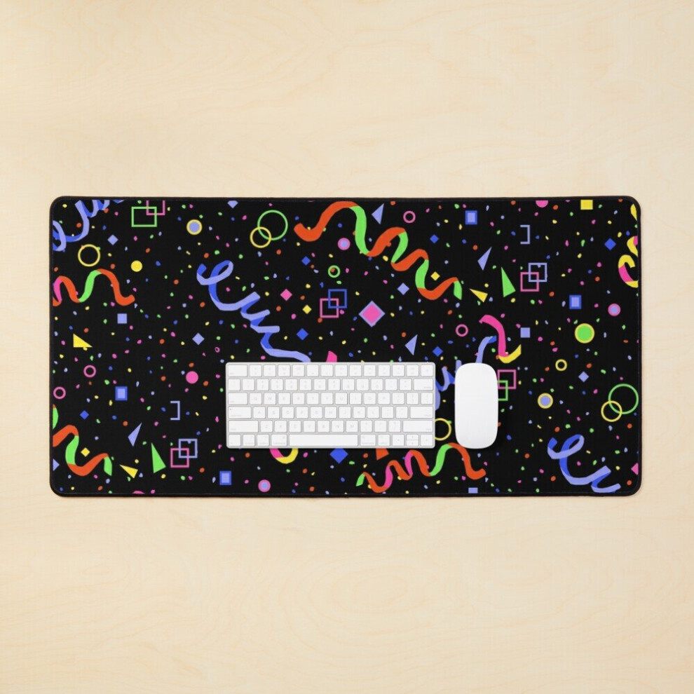 Desk Mat Arcade or Cinema carpet pattern  Large Gaming Mouse Pad 35x16 inch