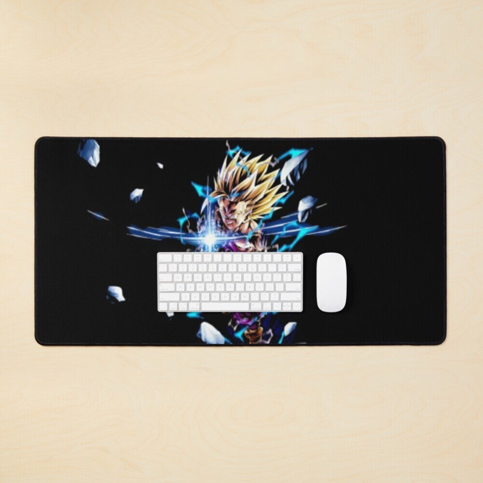 Desk Mat Gohan Super Saiyan 2 Large Gaming Mouse Pad 35X16 Inch 7802738332834